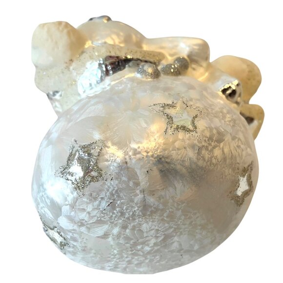 KREBS LAUSCHA Hand Blown GLASS SNOWMAN Christmas Ornament-Made in Germany - Picture 13 of 13